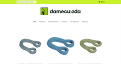 Desktop Screenshot of damecuerda.com